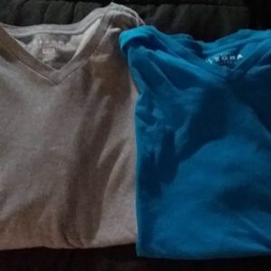 Shirts, shorts, pants.